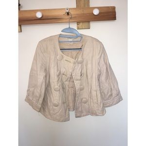 Banana Republic Blazer with Puffy Sleeves